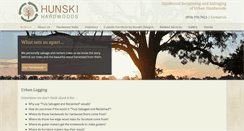 Desktop Screenshot of hunskihardwoods.com